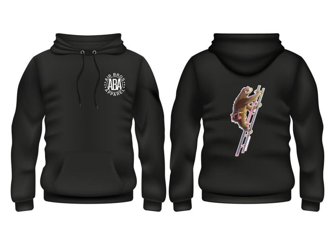 SLOTH HOODED PULLOVER SWEATSHIRT